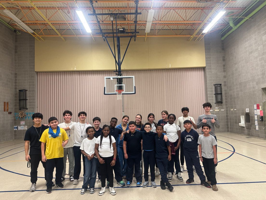 Rise Up Sports Foundation team and students